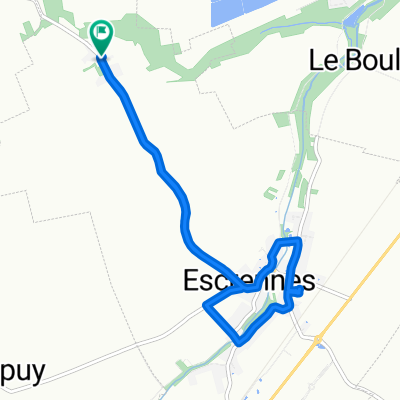 Relaxed route in Escrennes