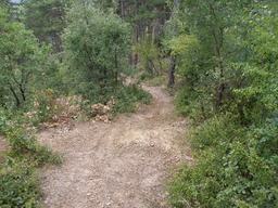 Hebe Bild 9 entlang der Bikemap-Route "Shortcut to/and the extreme downhill path" hervor