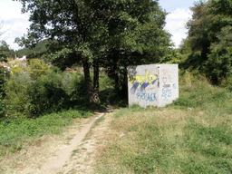 Hebe Bild 2 entlang der Bikemap-Route "Near the river (right side) to the lake" hervor