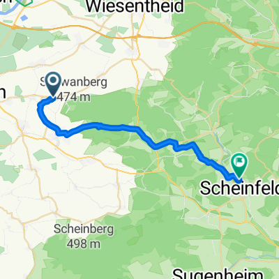 Relaxed route in Scheinfeld