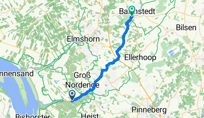 Langsame Fahrt in Barmstedt
