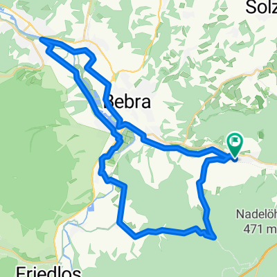 Relaxed route in Ronshausen