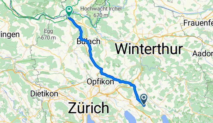 Chrattengass 21, Gutenswil nach Spinnerei Lettenstrasse 2, Letten