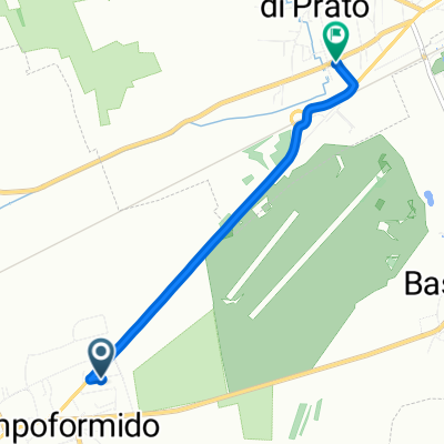 Da Via Aquileia 18, Campoformido a Via Basaldella 62, Pasian di Prato