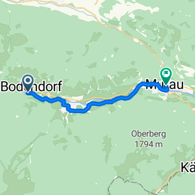Sporty route in Murau