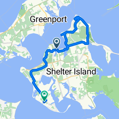 Relaxed route in Shelter Island Heights