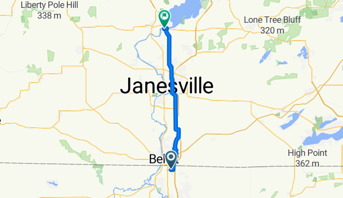 5484–5490 Bastian Blvd, South Beloit to 530 E Ellendale Rd, Edgerton