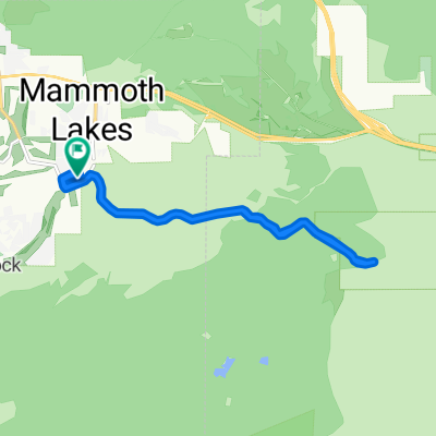 Easy ride in Mammoth Lakes