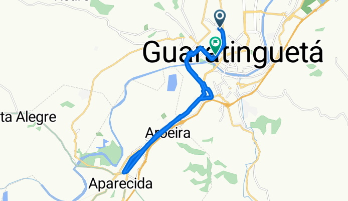 De Rua Professora Maria Aparecida Antunes Cavalca, 93–129, Guaratinguetá a Rua Alberto Barbeta, 191, Guaratinguetá