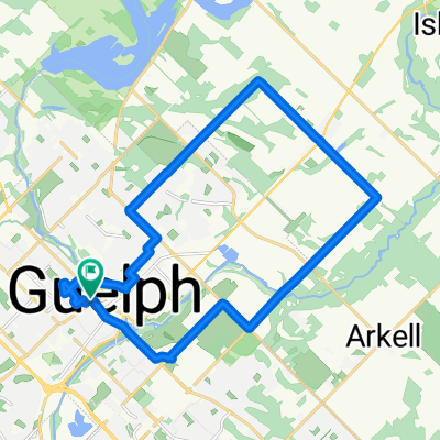 16 Oxford St, Guelph to 16 Oxford St, Guelph