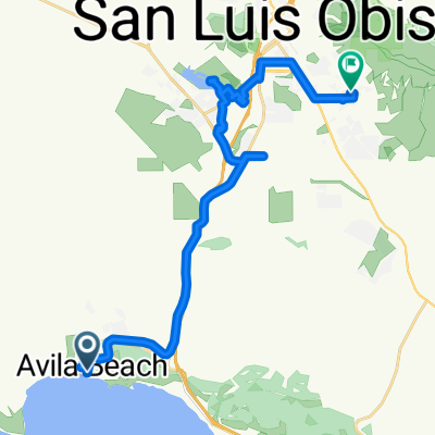 Sporty route in San Luis Obispo