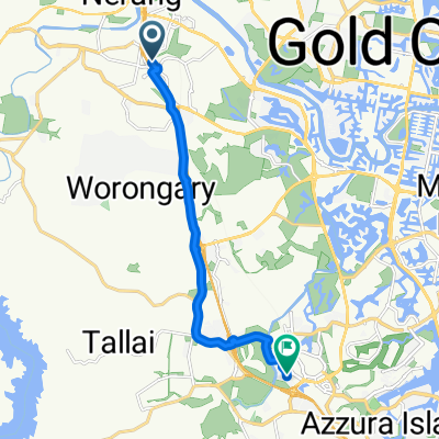 80 Spencer Road, Nerang to 107 Easthill Drive, Robina