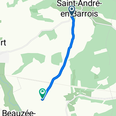 D158 16, Saint-André-en-Barrois to D148, Beausite