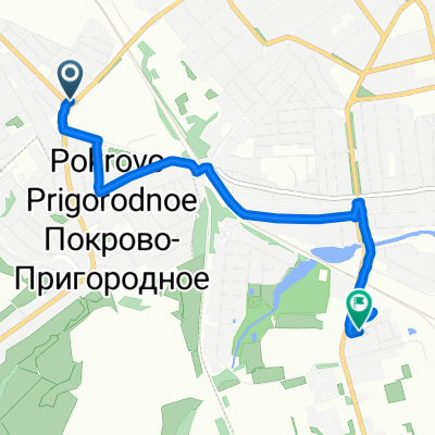 От Лермонтовская улица 167, Тамбов до Астраханская улица 164Г, Тамбов
