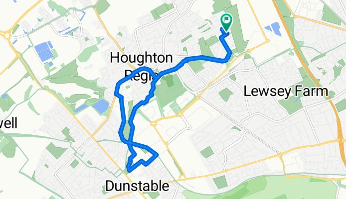 Houghton Park Road, Dunstable nach Houghton Park Road, Dunstable