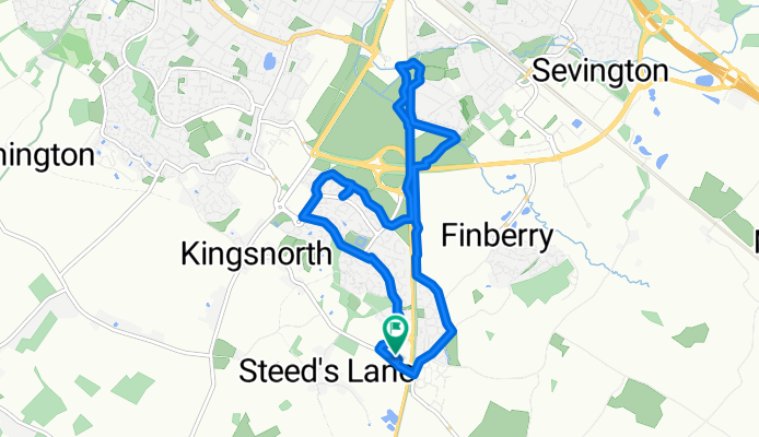 The Barn, Finn Farm Court, Ashford to The Barn, Finn Farm Court, Ashford