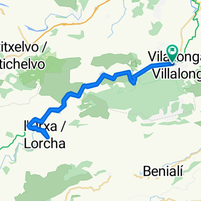 Via verda del riu Serpis. Tramo 1: Villalonga - L'Orxa