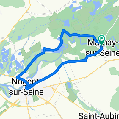 Marnay-sur-Seine Nogent-sur-Seine and back