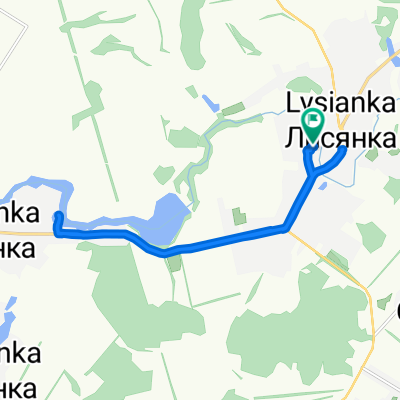 Sporty route in Lysyanka