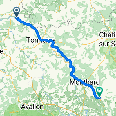 Itinéraire vers 1 Avenue Jean Jaurès, Venarey-les-Laumes