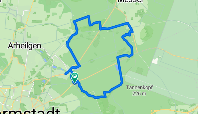 Jagdschloss Kranichstein Rundroute JS