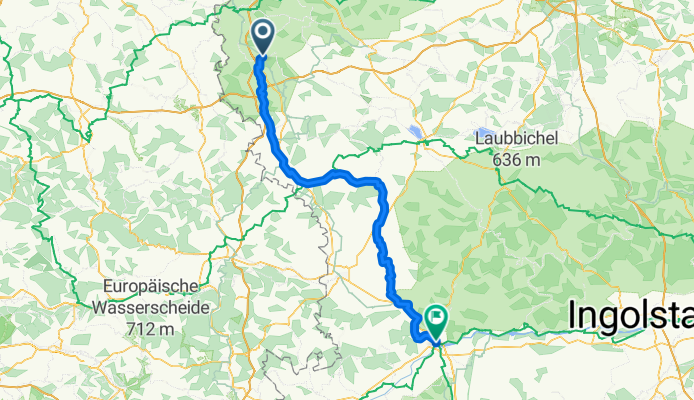 Der Wörnitzradweg