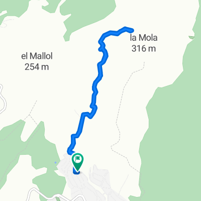 De Avenida del Torrente, 96, La Pobla de Montornès a Avenida del Torrente, 81, La Pobla de Montornès