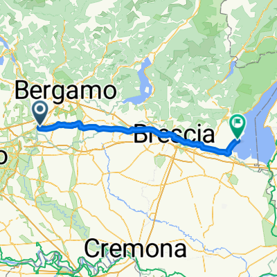 Da Via Trento 9, Canonica d'Adda a Via Paolo Caccinelli 32, Moniga Del Garda