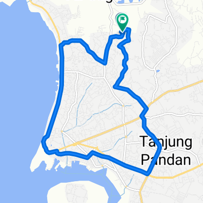 air serkuk, pak tahau, airsaga, tanjungpendam, ra.kartini, yos sudarso, jend.sudirman, gajah mada, aik ketekok, kapt saridin, kenanga, kik kancong aik serkuk