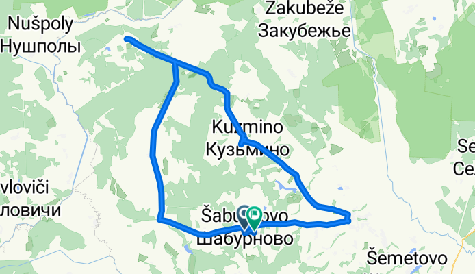Moderate route in Шеметовское