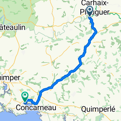 Carhaix - Foret-Fouesnant