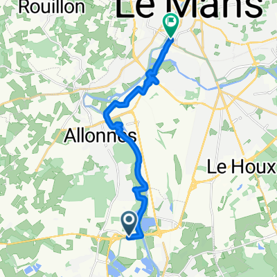 De D323, Spay Ă  Boulevard Demorieux, Le Mans