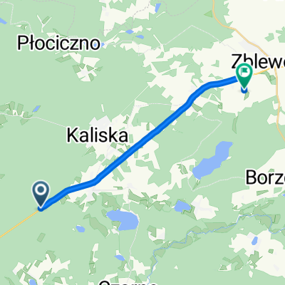 Relaxed route in Zblewo