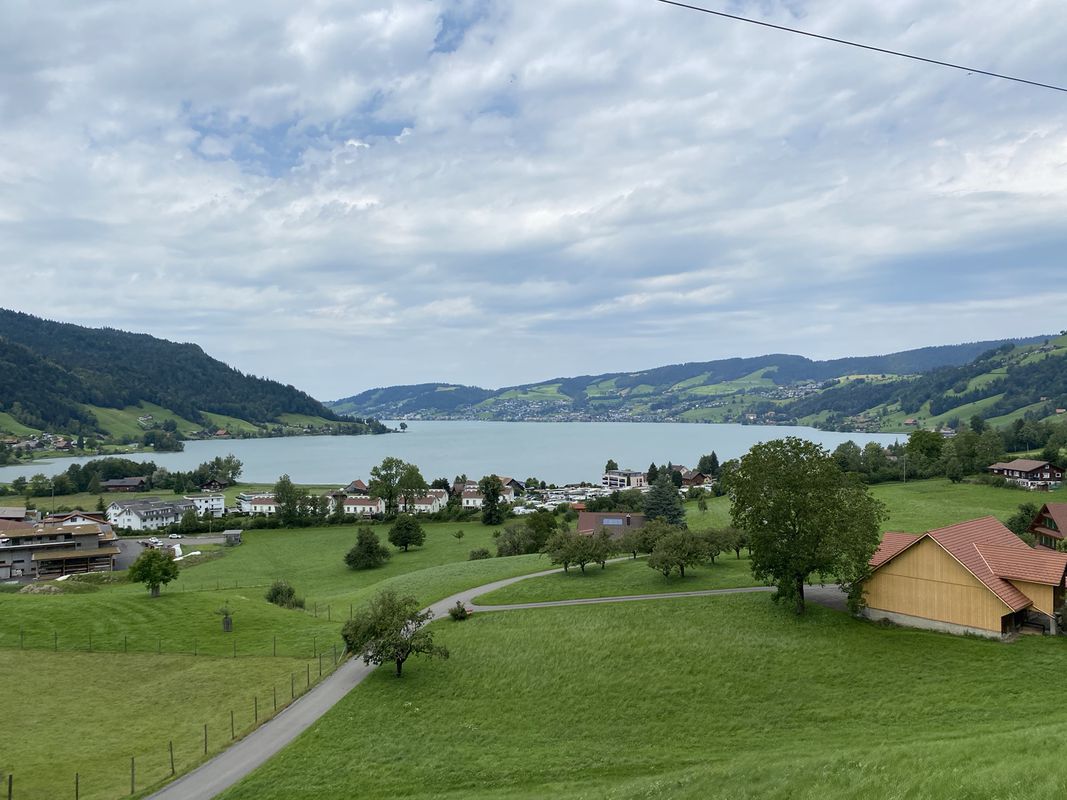 Restful route in Unterägeri