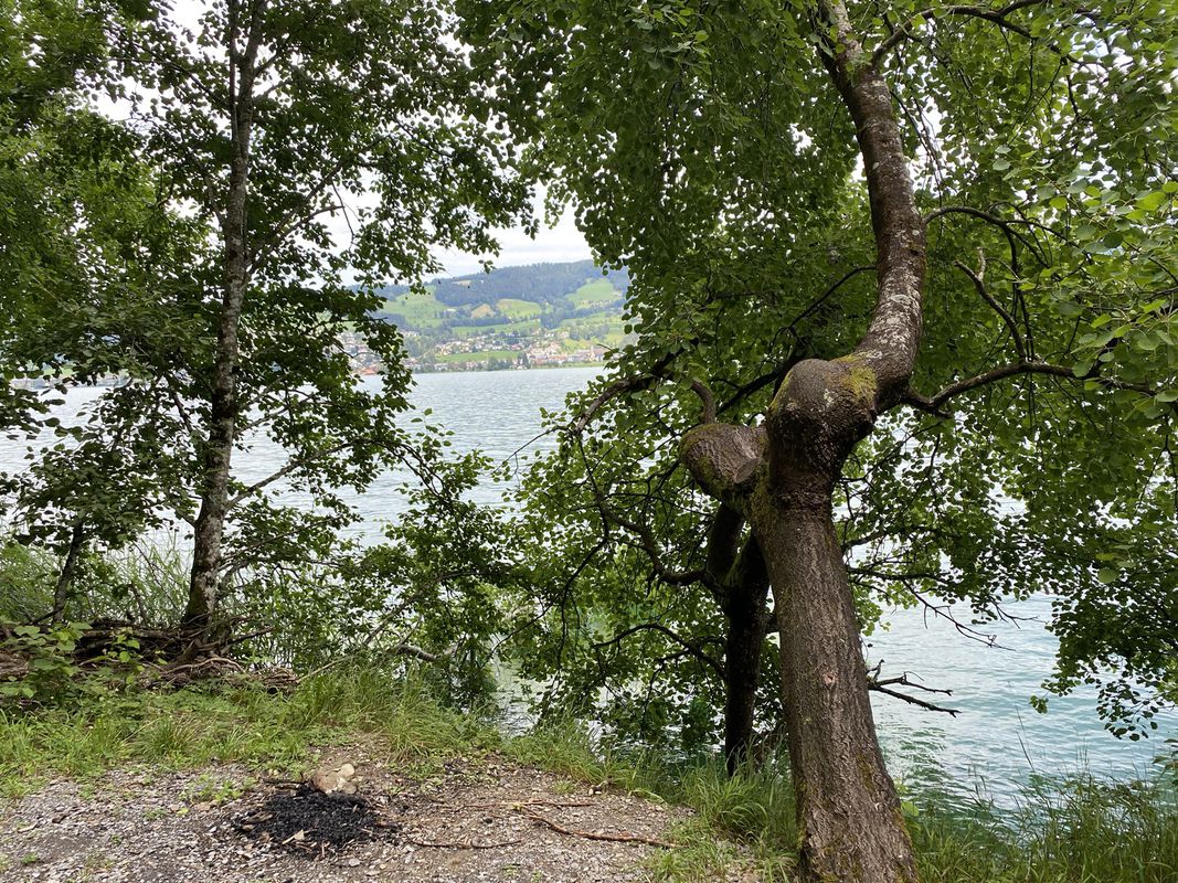 Restful route in Unterägeri