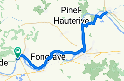 Route in der Bikemap App öffnen