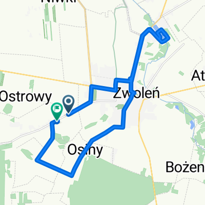 Powolna trasa w Zwoleń