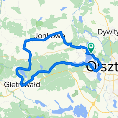 Do Gietrzwaldu (dookola J Ukiel)