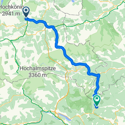 (ursprünglich geplant) Bischofshofen - Obertauern - Turracher Höhe - Reichenau CLONED FROM ROUTE 460010