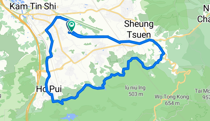 石崗機場路, 石崗到石崗機場路, 石崗