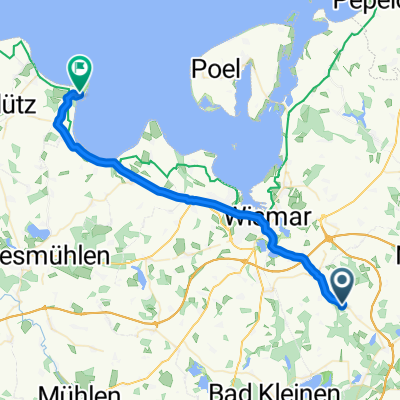 Maßlow Ausbau 1, Lübow nach Baltische Allee 1, Boltenhagen