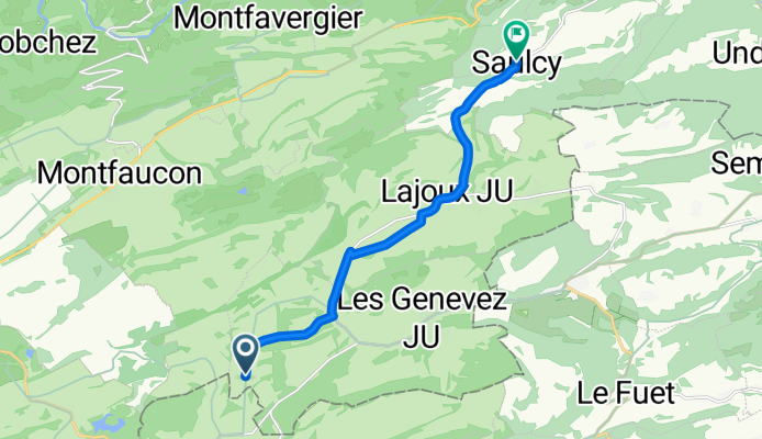 ETAPE 3 Les Joux - Saulcy