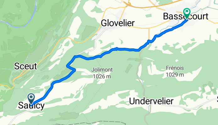 ETAPE 4 Saulcy - Bassecourt