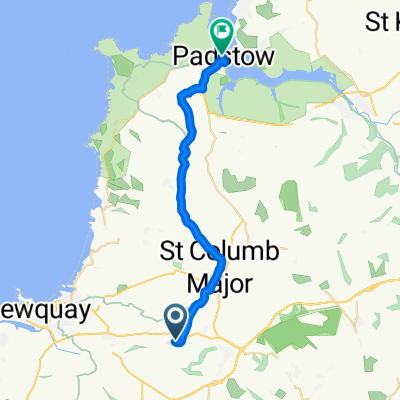 Route to The Strand, Padstow