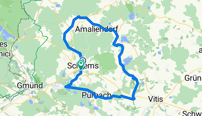 Josef-Widy-Straße 12, Schrems nach Heumühlweg 7, Schrems