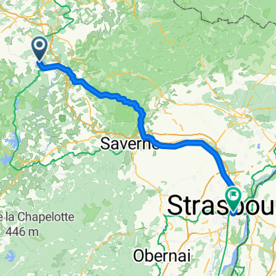 Unnamed Road, Bissert to Unnamed Road, Strasbourg