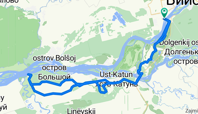 Песчанка on GPSies.com