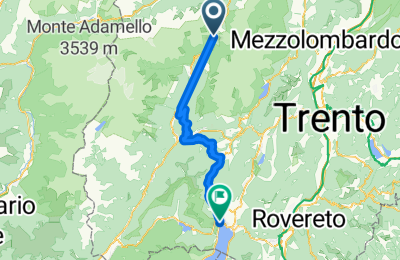 Route in der Bikemap App öffnen