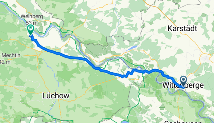 Bahnstraße 86–92, Wittenberge nach Am Bahnhof 6, Hitzacker