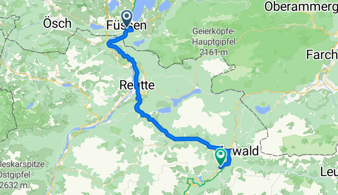 3. Etappe Biberwier Österreich